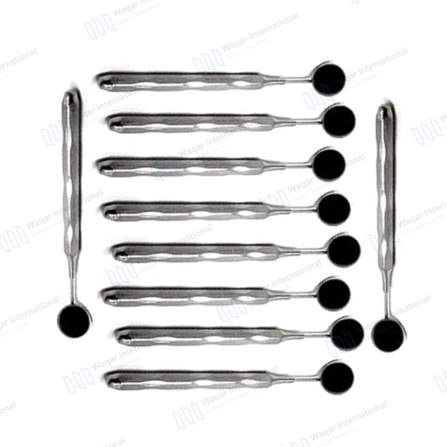 10 PCS Hollow Handle Dental Inspection Mirror — dental instruments manufactured by Waqar International, Sialkot