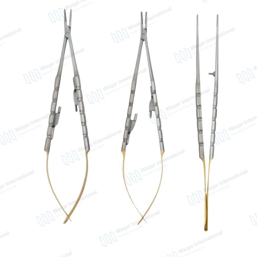 Micro Surgery Set 4 PCS Reusable Microsurgical — surgical instruments manufactured by Waqar International, Sialkot