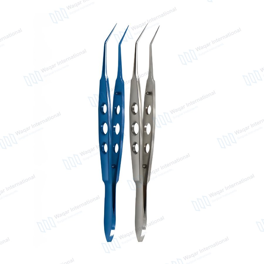 Ophthalmic Micro Tying Forceps Stainless Steel Eye Surgery — eye instruments manufactured by Waqar International, Sialkot