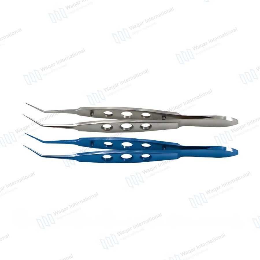 Ophthalmic Micro Forceps Titanium Stainless Steel Eye — eye instruments manufactured by Waqar International, Sialkot