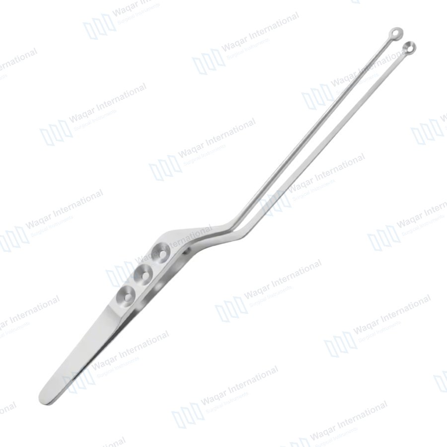 Yasargil Tumor Grasping Forceps 22cm Bayonet Neurosurgical Instrument 3.5mm — neuro surgical manufactured by Waqar International, Sialkot