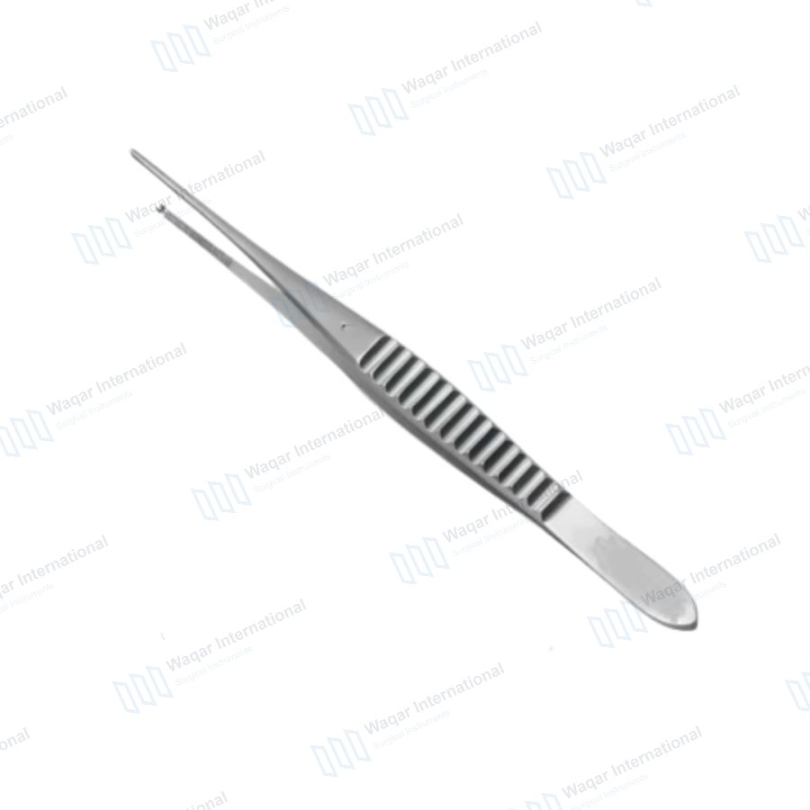 Adson Tissue Forceps 1x2 Teeth Reusable Surgical — dental instruments manufactured by Waqar International, Sialkot
