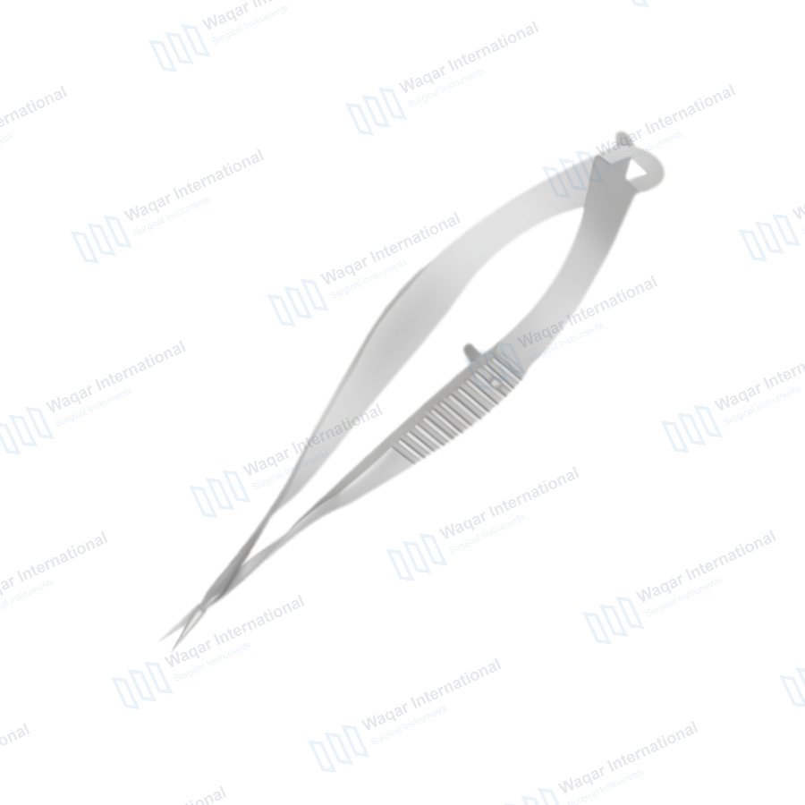 Vannas Scissors Straight Ophthalmic Microsurgical Instrument — eye instruments manufactured by Waqar International, Sialkot
