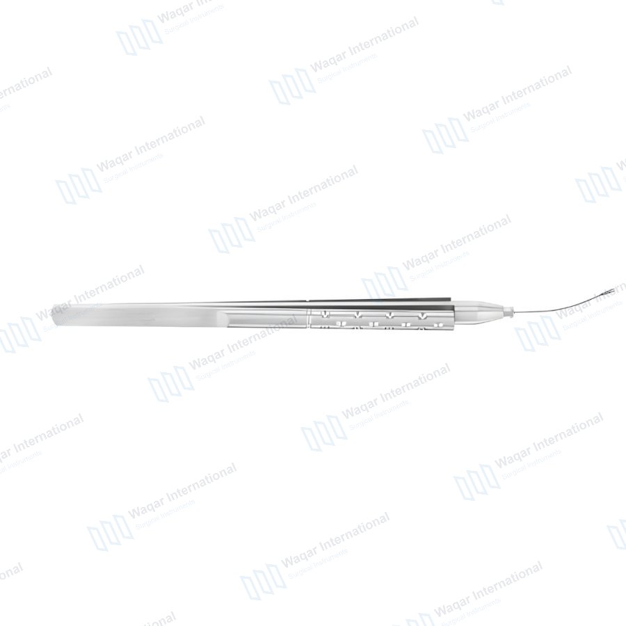 Alio MICS Scissors Curved 23 Gauge — eye instruments manufactured by Waqar International, Sialkot