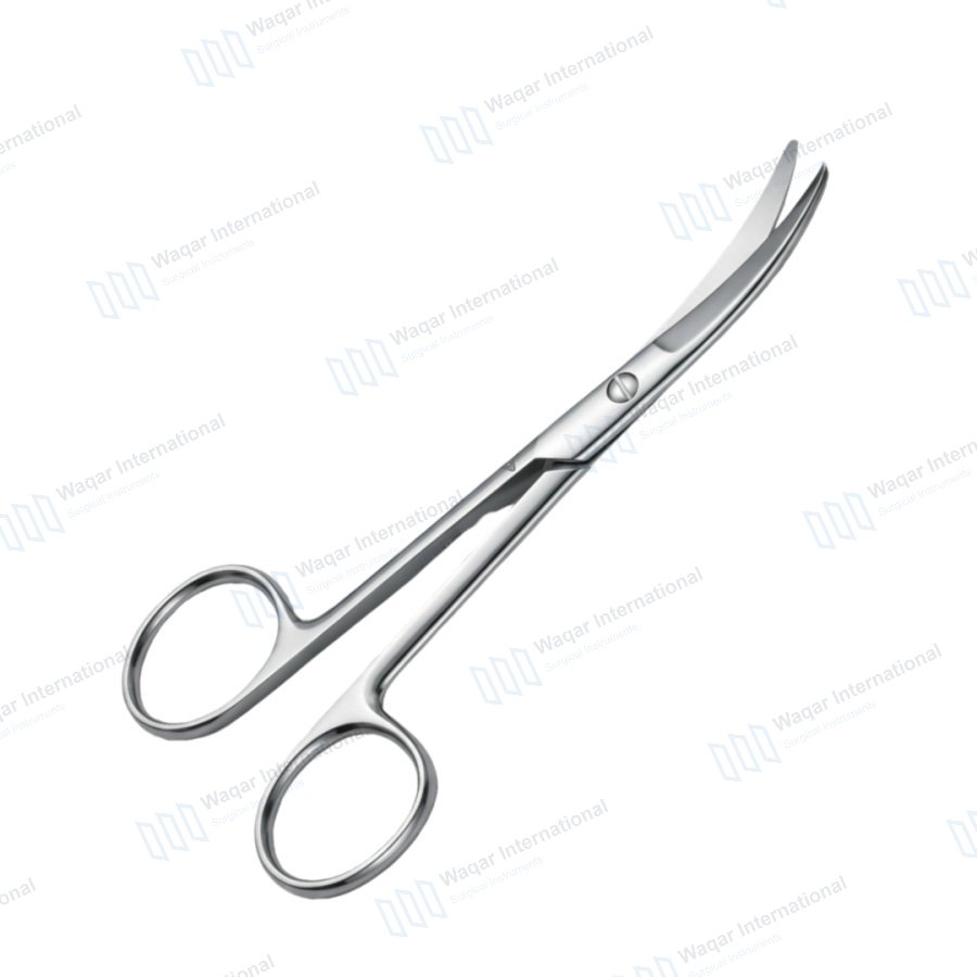 Enucleation Scissors Medium Curved Stainless Steel Ophthalmic Surgical Instrument — eye instruments manufactured by Waqar International, Sialkot