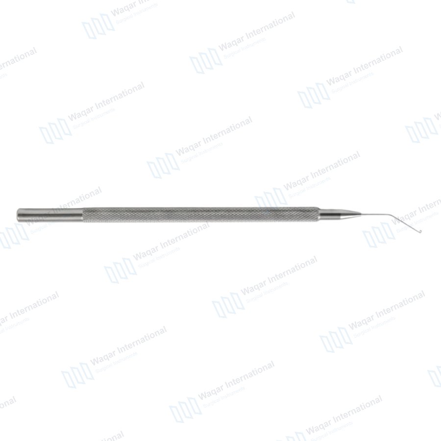 Kuglen Lens Manipulator Angled Round Stainless Steel Ophthalmic — eye instruments manufactured by Waqar International, Sialkot