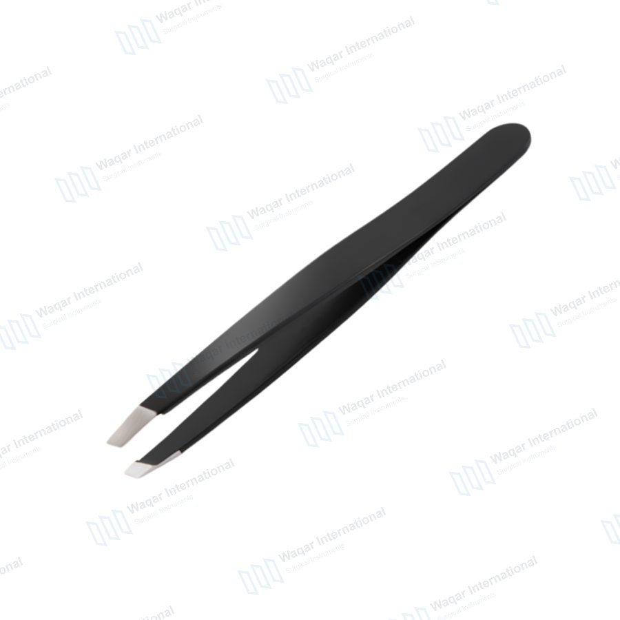 Stainless Steel Eyebrow Tweezer High Precision Rounded — beauty instruments manufactured by Waqar International, Sialkot