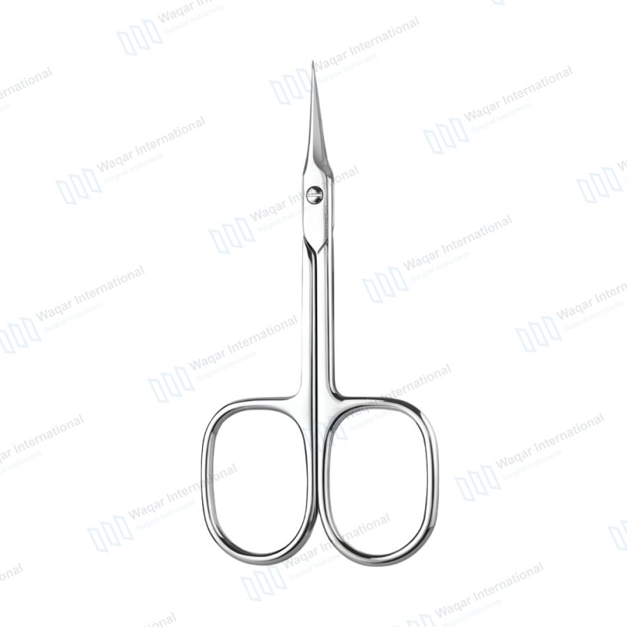 Manicure Cuticle Scissors Sharp Stainless Steel Nail Grooming — beauty instruments manufactured by Waqar International, Sialkot