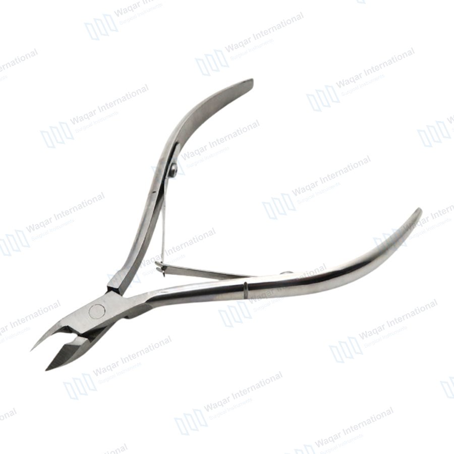 Stainless Steel Cuticle Nipper Straight Blade Sharp Tip — beauty instruments manufactured by Waqar International, Sialkot