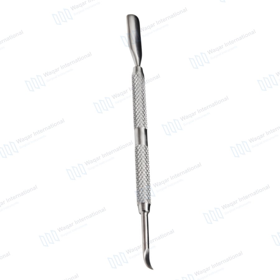 Stainless Steel Double Head Cuticle Pusher Nail Care — beauty instruments manufactured by Waqar International, Sialkot