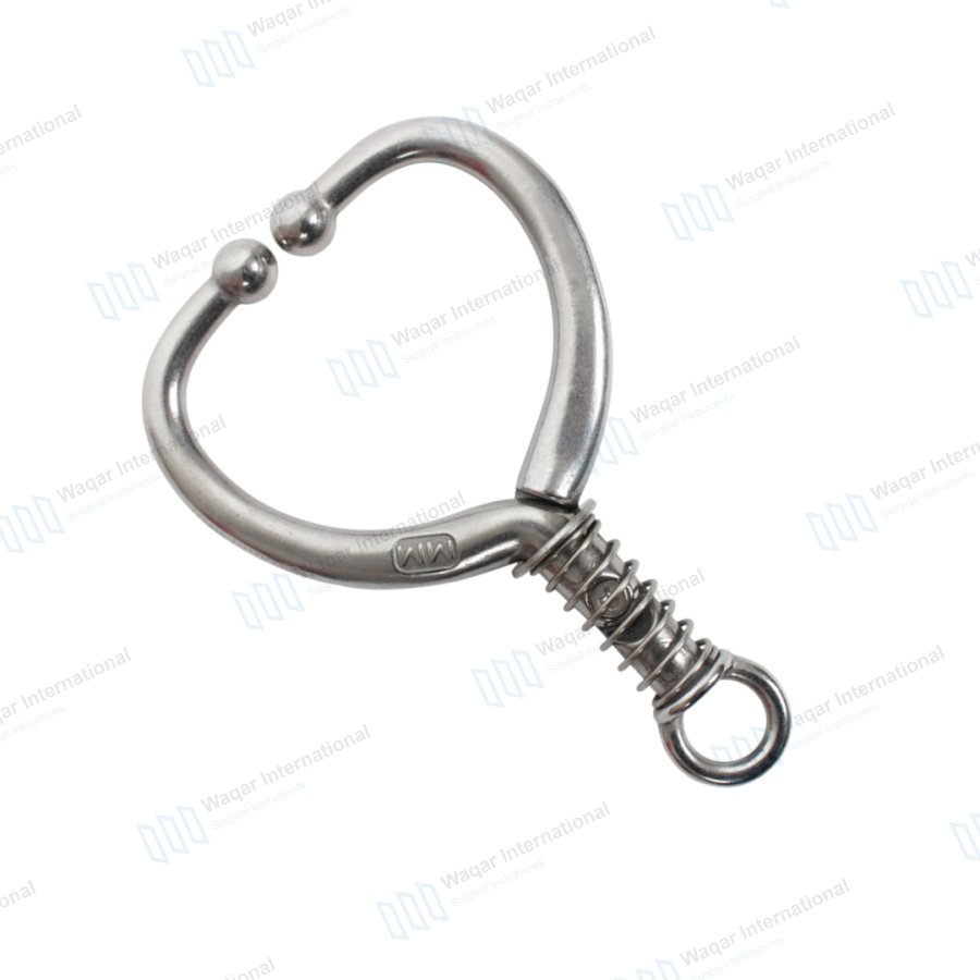 Harms Bull Holder Stainless Steel Cattle Nose Slide — veterinary instruments manufactured by Waqar International, Sialkot