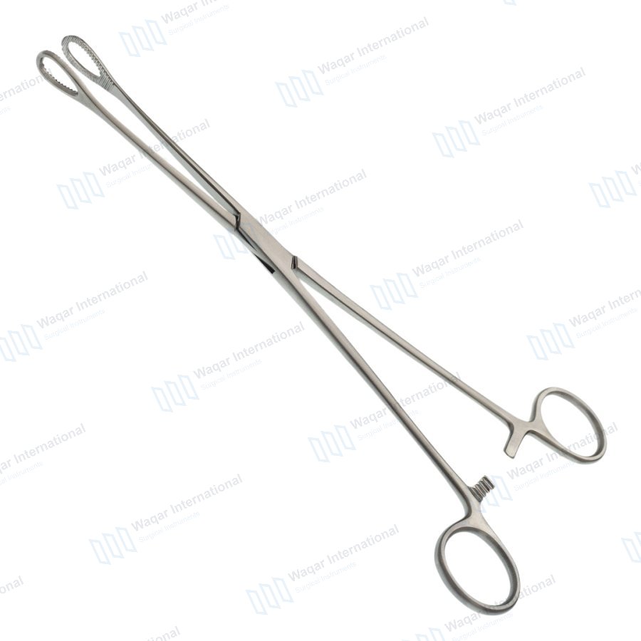 Straight Sponge Holding Forceps Stainless Steel Surgical — surgical instruments manufactured by Waqar International, Sialkot