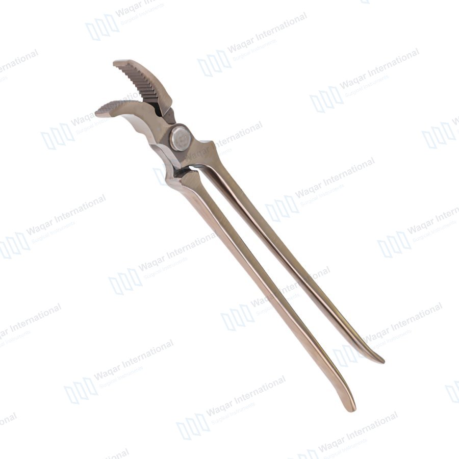 Curved Jaw Hoof Clincher Heavy Duty Farrier — veterinary instruments manufactured by Waqar International, Sialkot