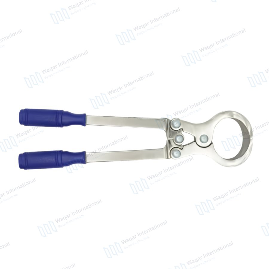 Heavy Duty Veterinary Castration Clamp Stainless Steel Goat Horse — veterinary instruments manufactured by Waqar International, Sialkot