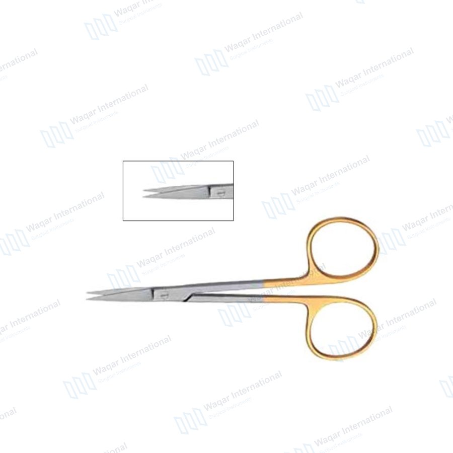 Stainless Steel Iris Scissors Microsurgery Ophthalmic Surgical Instrument — eye instruments manufactured by Waqar International, Sialkot