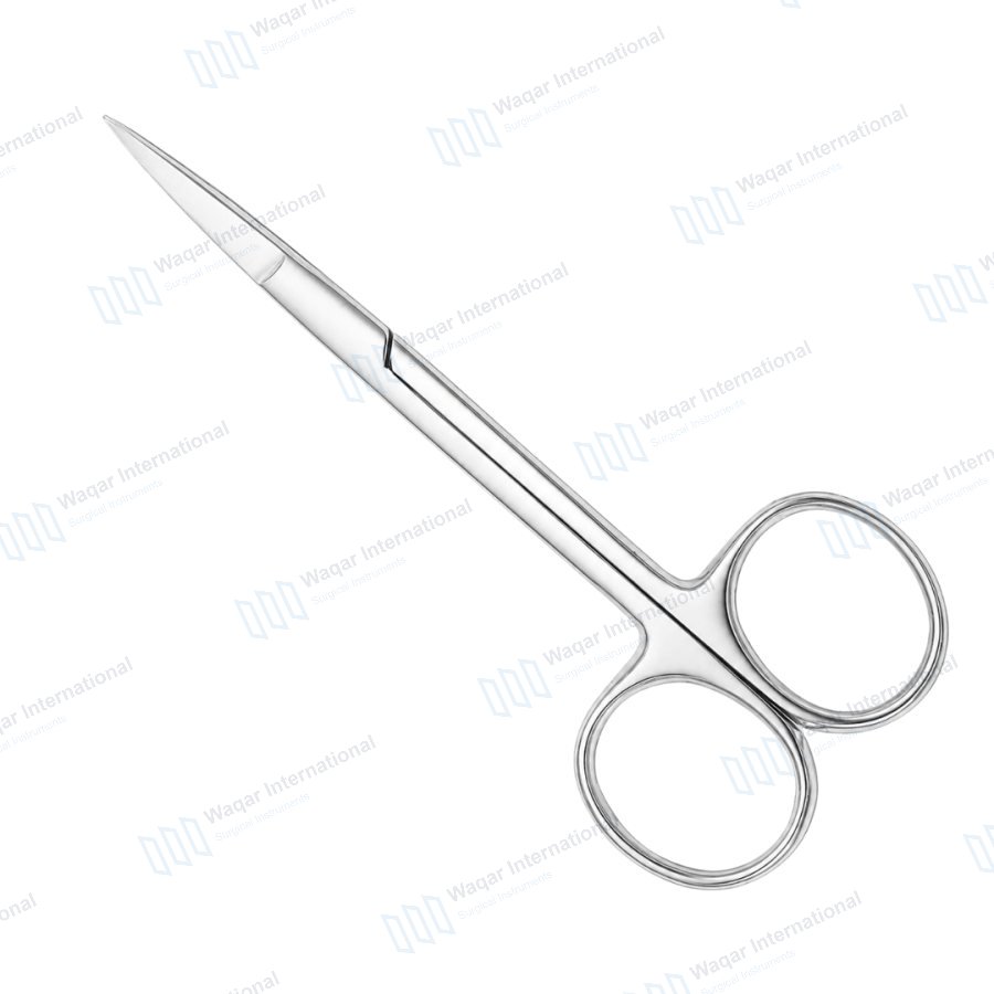 Straight Iris Scissors Stainless Steel Ophthalmic Surgical — eye instruments manufactured by Waqar International, Sialkot