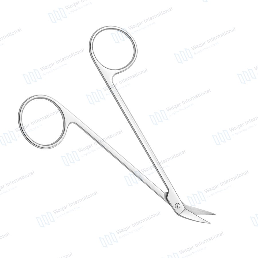 25 Degree Potts Smith Stainless Steel Vascular Surgical Scissors — surgical instruments manufactured by Waqar International, Sialkot