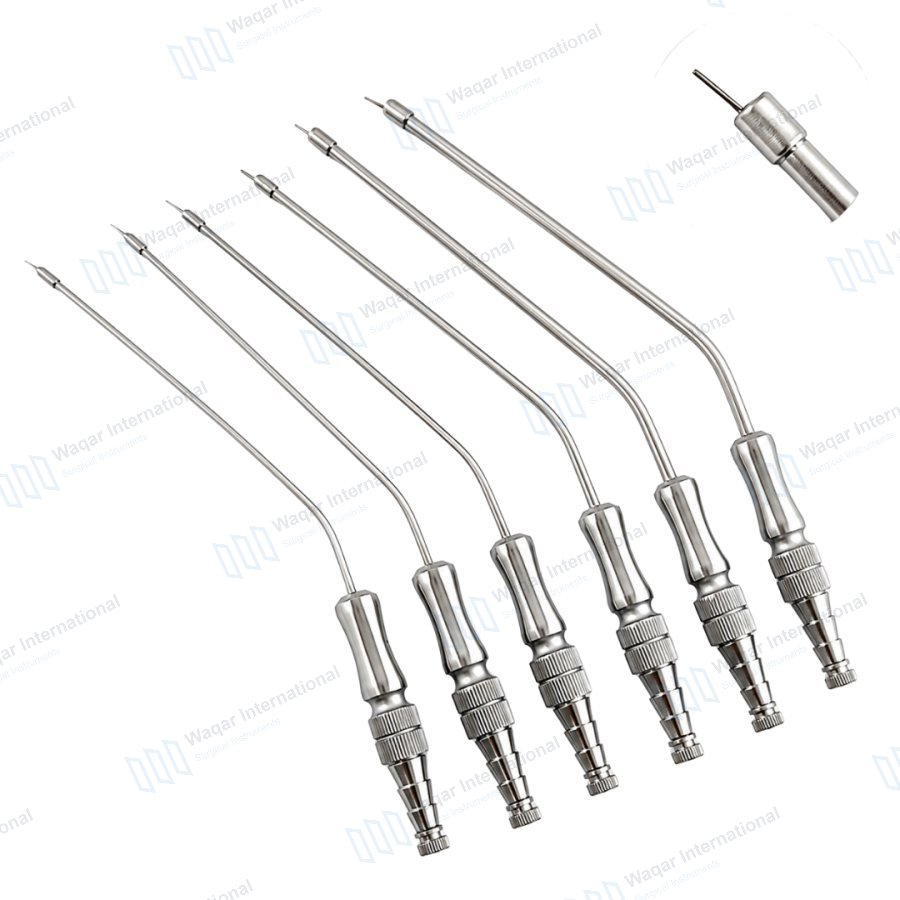 Frazier Ball Tip Suction Tube Set 6 Piece — ent instruments manufactured by Waqar International, Sialkot