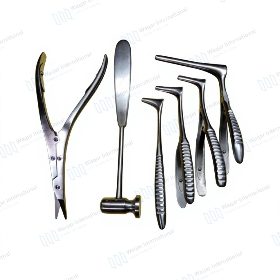 Complete Septoplasty Instrument Set 38PCS ENT Nasal Surgery Kit — ent instruments manufactured by Waqar International, Sialkot
