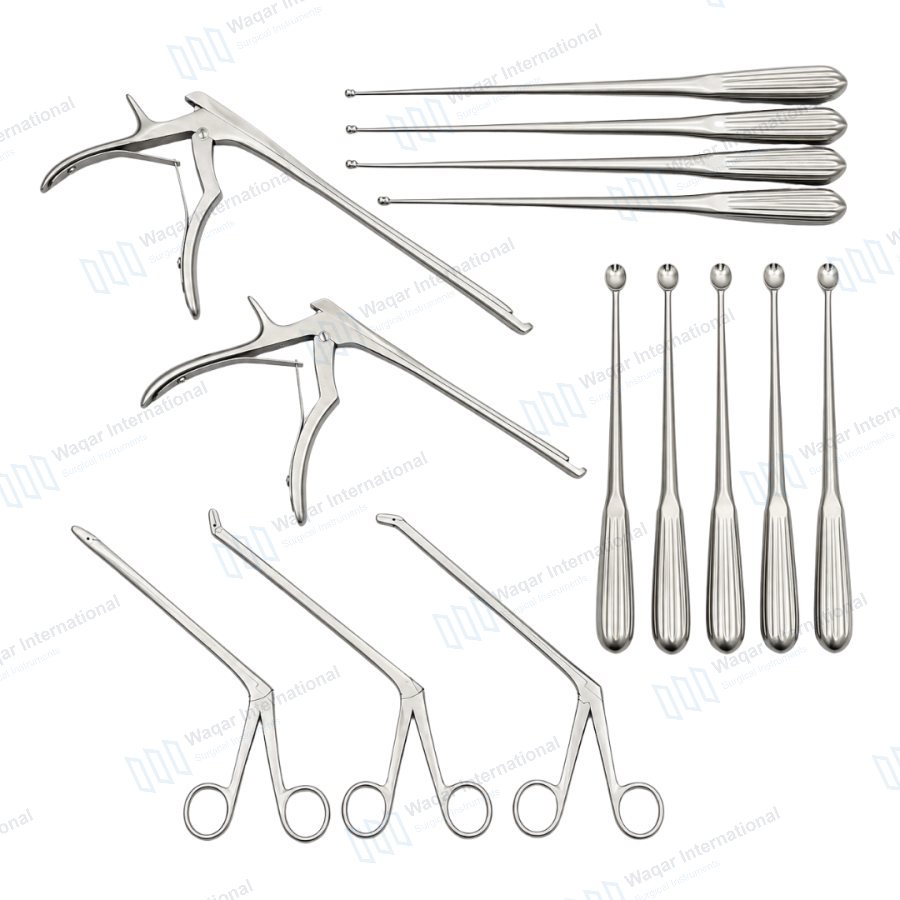 High Precision Stainless Steel 14 Pcs Laminectomy Instruments — orthopedic instruments manufactured by Waqar International, Sialkot
