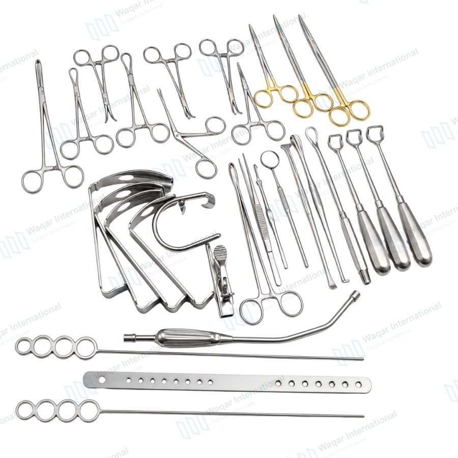 Tonsillectomy Surgical Instruments Set of 30 Pcs ENT Tonsil — ent instruments manufactured by Waqar International, Sialkot