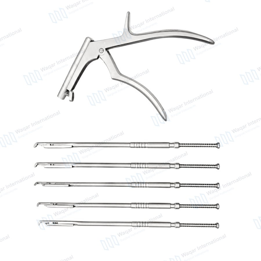 Stainless Steel 360 Degree Kerrison Rotating Rongeur — orthopedic instruments manufactured by Waqar International, Sialkot