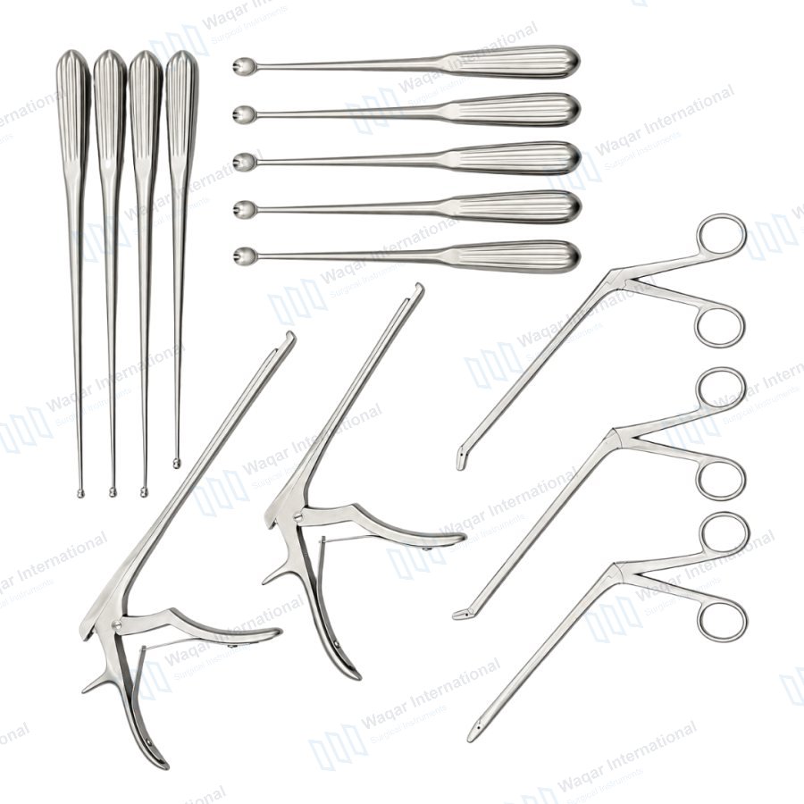 14PCS Orthopedic Laminectomy Surgical Instrument Set Spine — neuro surgical manufactured by Waqar International, Sialkot