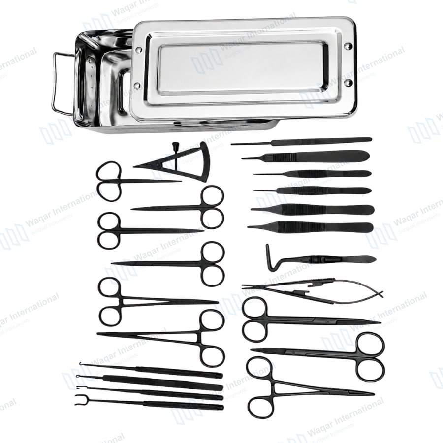 Blepharoplasty Instruments Set Eyelid Surgery Surgical Instrument — eye instruments manufactured by Waqar International, Sialkot