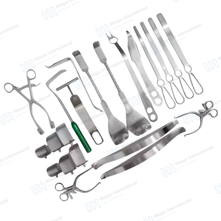 Complete Stainless Steel Shoulder Surgery Set 22Pcs Orthopedic Arthroscopy — orthopedic instruments manufactured by Waqar International, Sialkot