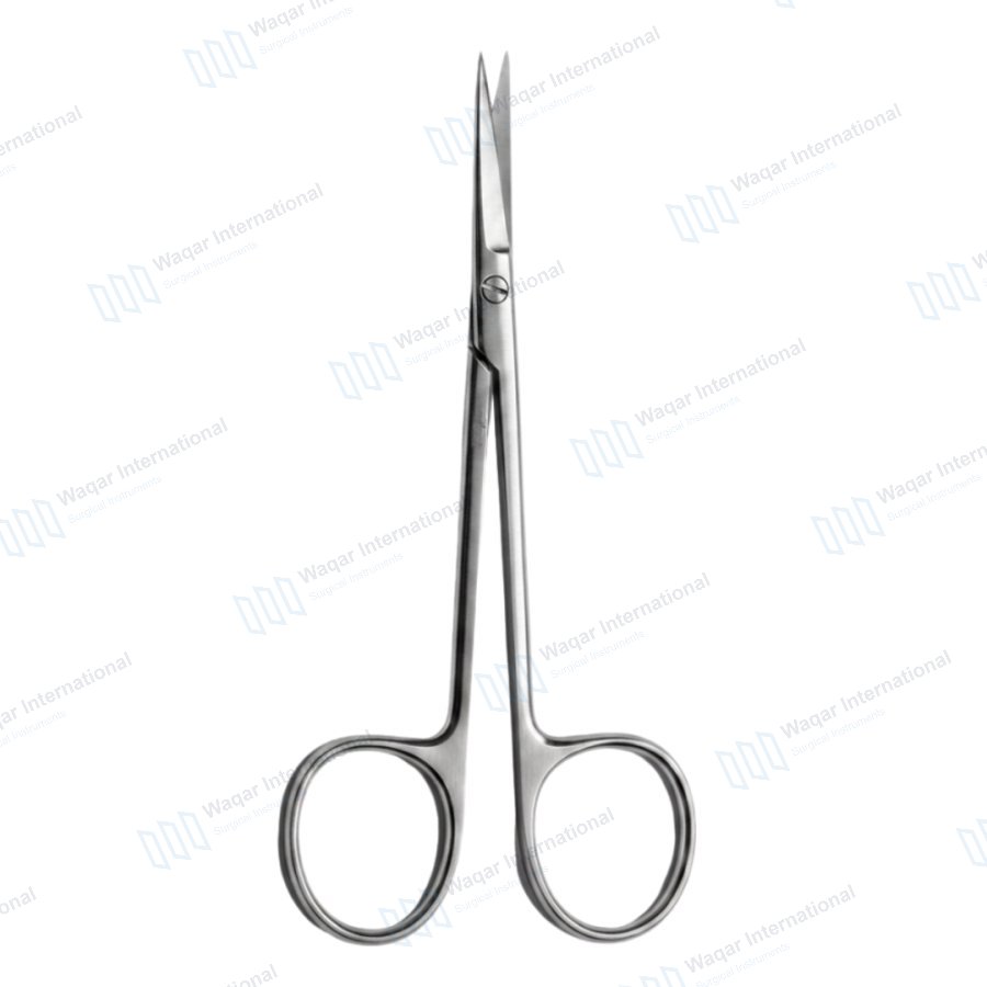 Straight Ophthalmic Eye Scissors Precision Microsurgical Instrument German — eye instruments manufactured by Waqar International, Sialkot