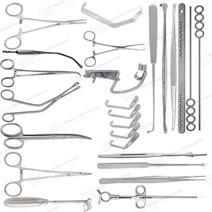 Adenoidectomy Surgical Instruments Set ENT Surgery Kit Medical — ent instruments manufactured by Waqar International, Sialkot