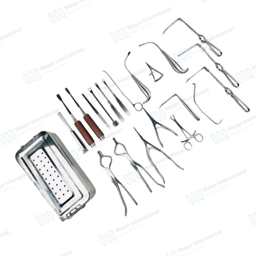 Advanced Maxillofacial Surgery Instrument Set Oral Craniofacial Surgical Kit — neuro surgical manufactured by Waqar International, Sialkot