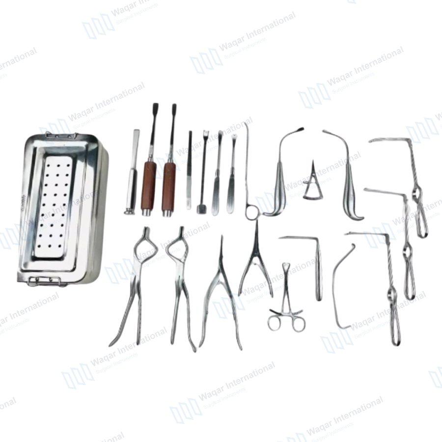 Stainless Maxillofacial Surgical Instrument Set Oral Craniofacial — neuro surgical manufactured by Waqar International, Sialkot