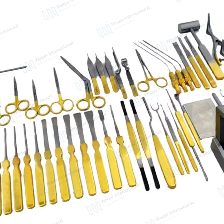 Precision Rhinoplasty Instrument Set Cosmetic Nose Surgery Tools — ent instruments manufactured by Waqar International, Sialkot