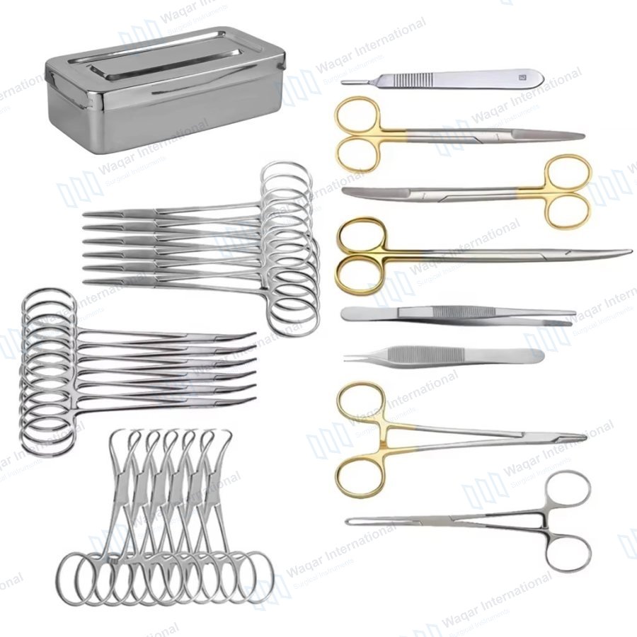 Advanced Vasectomy Meatotomy Set Urology Surgical Instrument Kit German — surgical instruments manufactured by Waqar International, Sialkot
