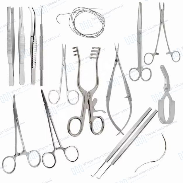 Advanced Cardiovascular Surgical Instrument Set for Open Heart Cardiac — surgical instruments manufactured by Waqar International, Sialkot