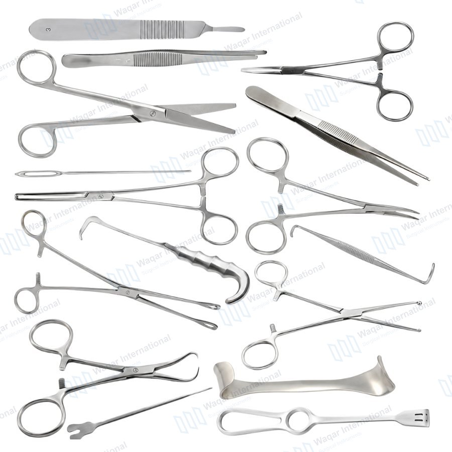 Precision Balloon Laser Angioplasty Procedure Instrument Set Endovascular Cardiac — surgical instruments manufactured by Waqar International, Sialkot