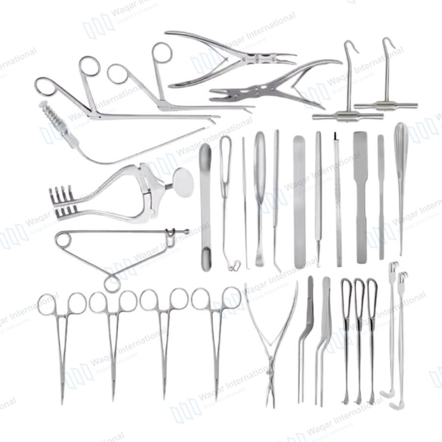 12 Piece Neuro Surgical Instrument Kit Cranial Surgery Instruments — neuro surgical manufactured by Waqar International, Sialkot
