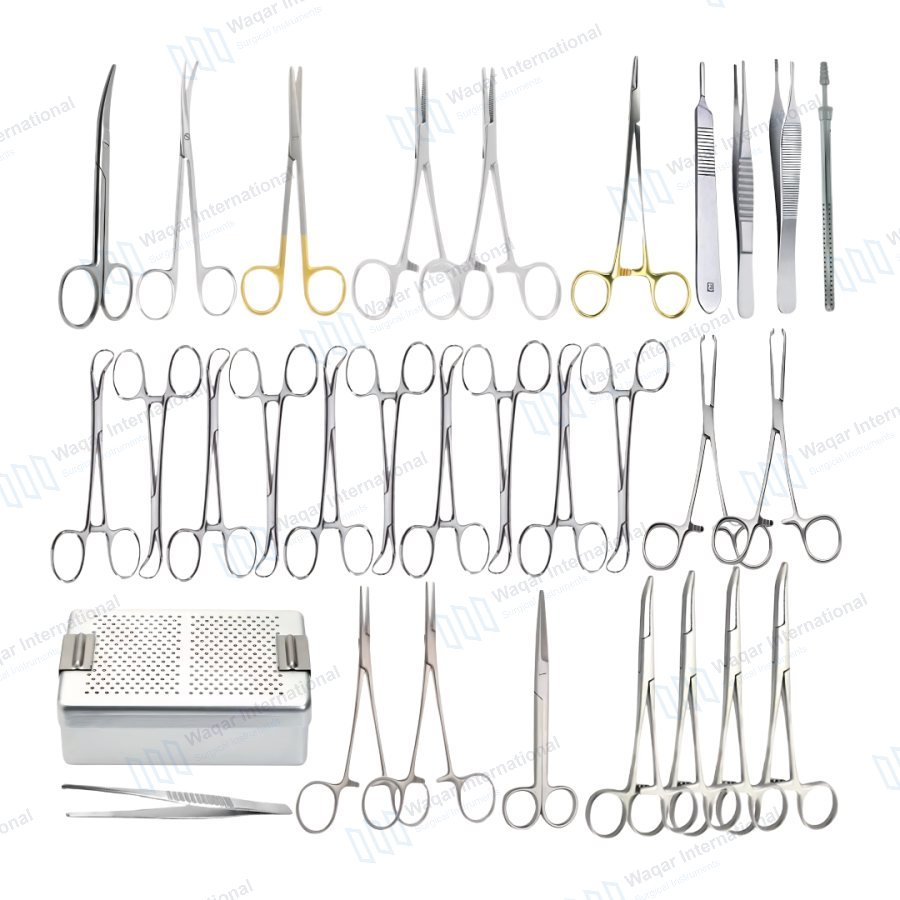 Feline Sterilization Surgery Instrument Set — surgical instruments manufactured by Waqar International, Sialkot