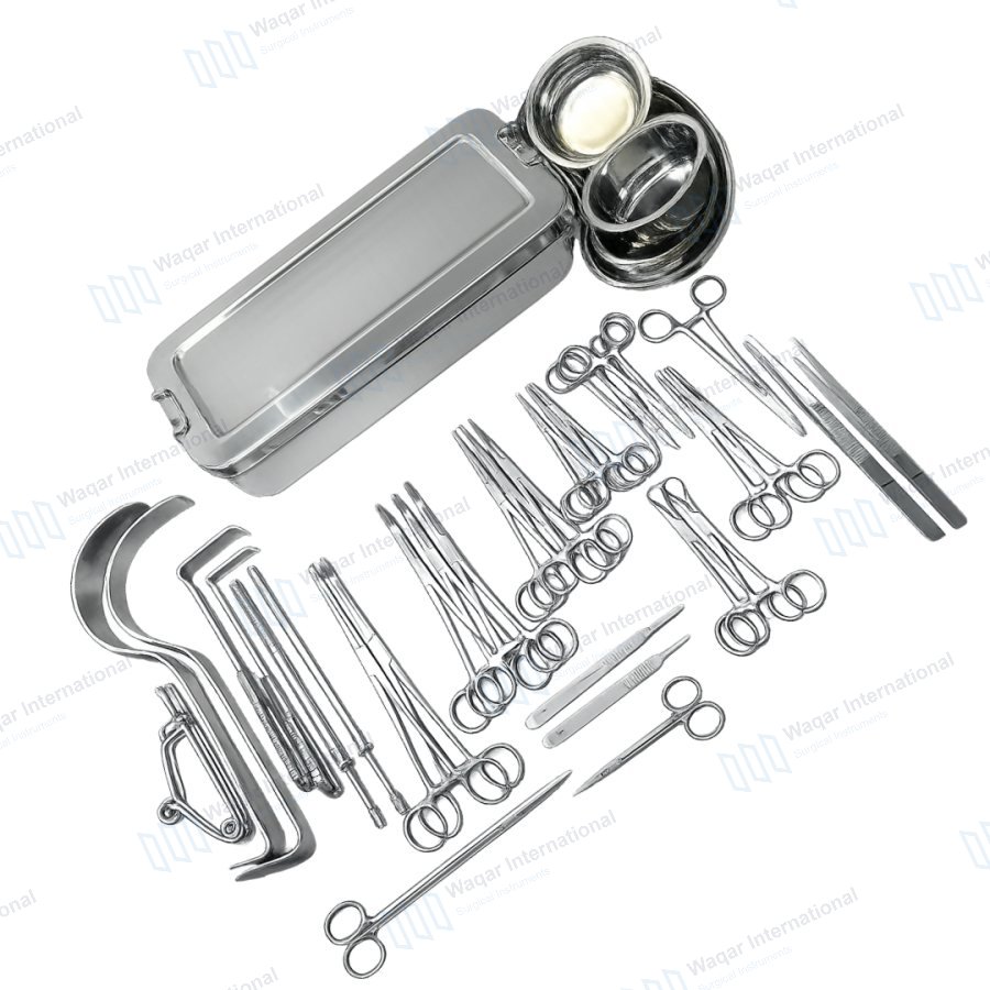 Advanced Appendectomy Instrument Set Appendix Surgery Surgical Kit General — surgical instruments manufactured by Waqar International, Sialkot