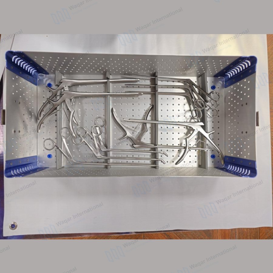 Lumbar Spine Surgical Instrument Kit for Spinal Operation Decompression — orthopedic instruments manufactured by Waqar International, Sialkot