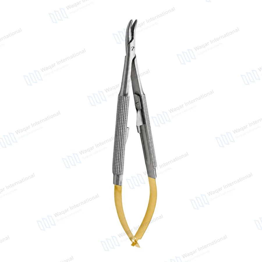 TC Jacobson Vascular Needle Holder Carbide Insert Jaws Microsurgical — neuro surgical manufactured by Waqar International, Sialkot