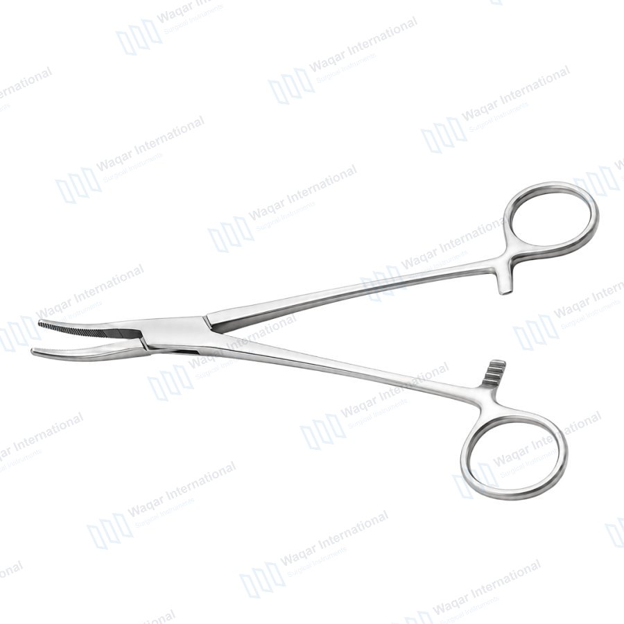 Curved Schnidt Hemostatic Forceps Tonsillectomy Surgical Tool ENT Operating — ent instruments manufactured by Waqar International, Sialkot