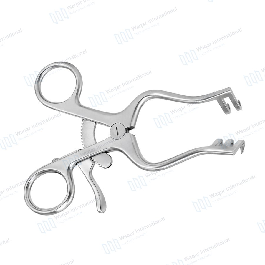 Sharp Weitlaner Retractor Self Retaining Surgical Tool for Wound — orthopedic instruments manufactured by Waqar International, Sialkot