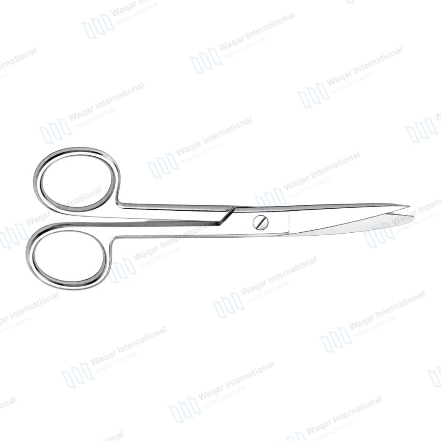 Curved Utility Scissors Medical Cutting Tool for Surgical Procedures — surgical instruments manufactured by Waqar International, Sialkot