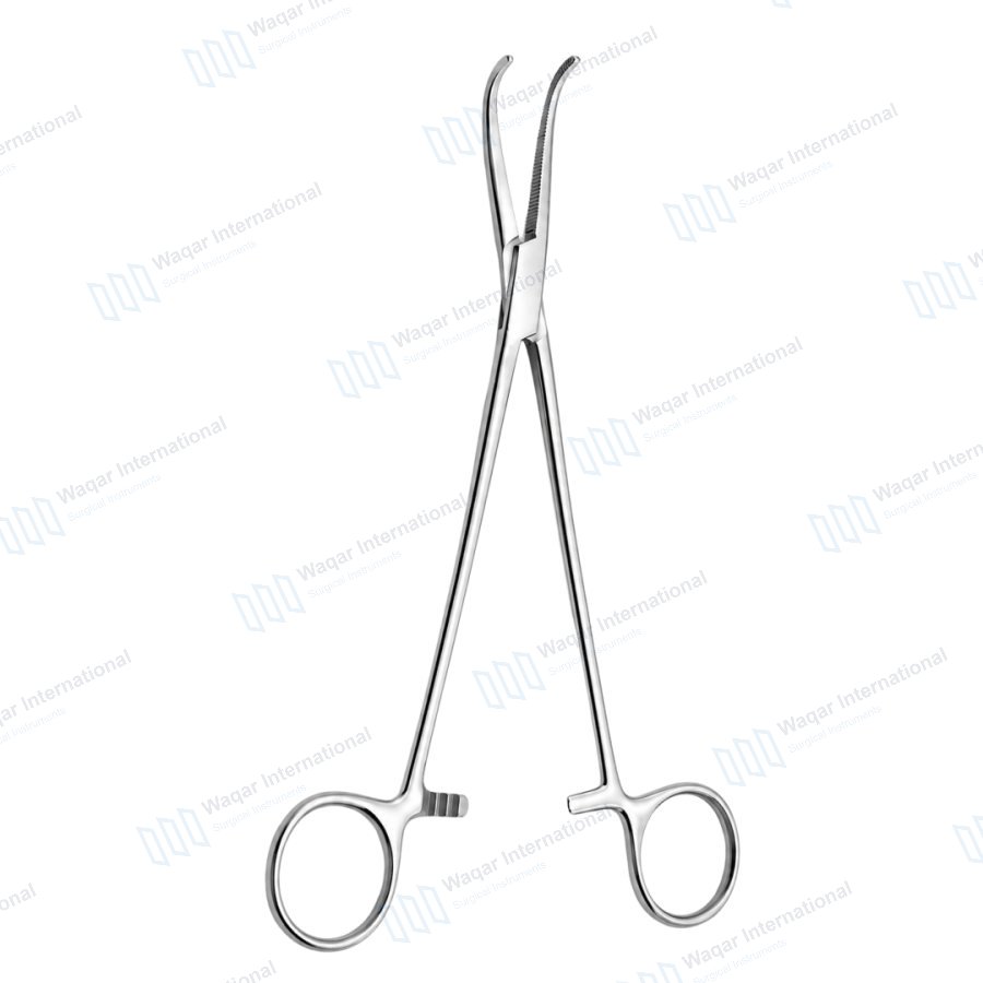 Curved Surgical Forceps for General Surgery — surgical instruments manufactured by Waqar International, Sialkot