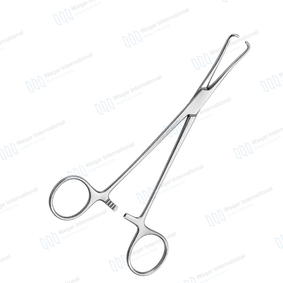 Pozzi Tenaculum Forceps Gynecology Surgical Instrument for Secure Cervical — surgical instruments manufactured by Waqar International, Sialkot