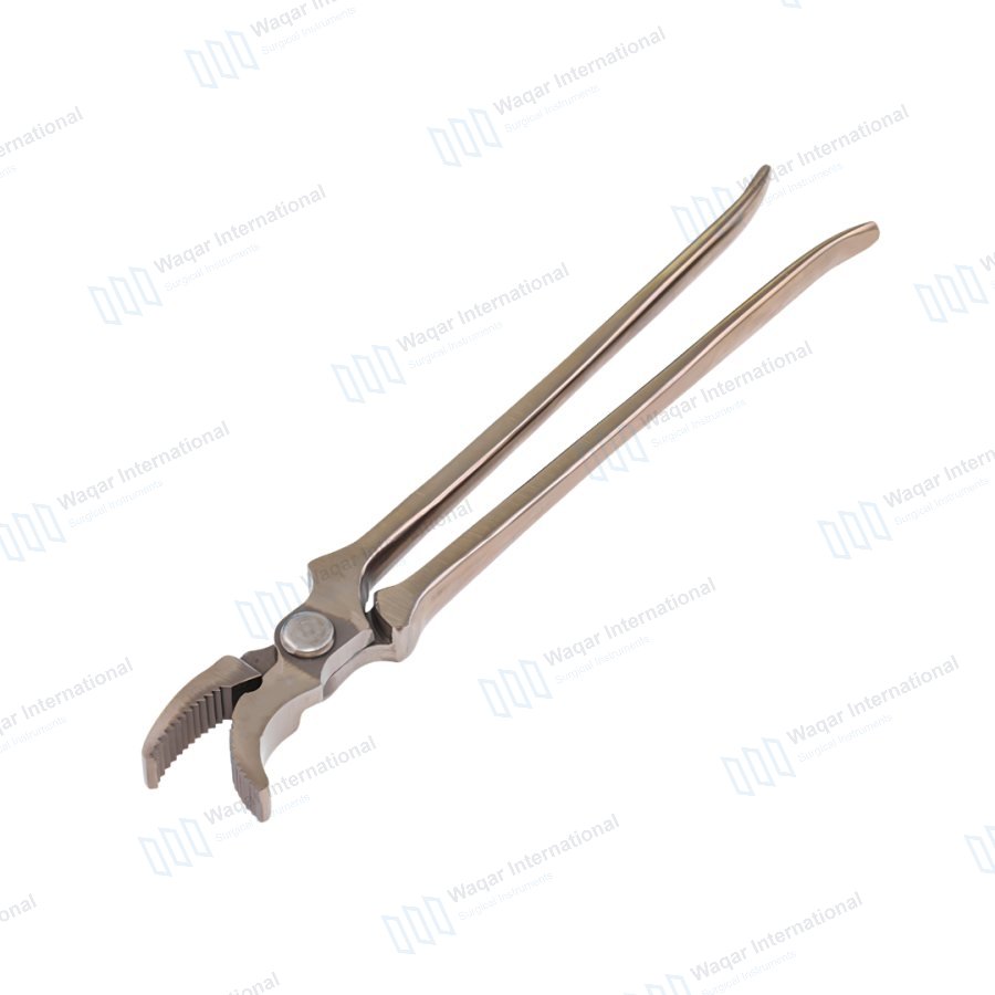 Heavy Duty Curved Jaw Clincher Veterinary Instruments Horse Hoof — veterinary instruments manufactured by Waqar International, Sialkot