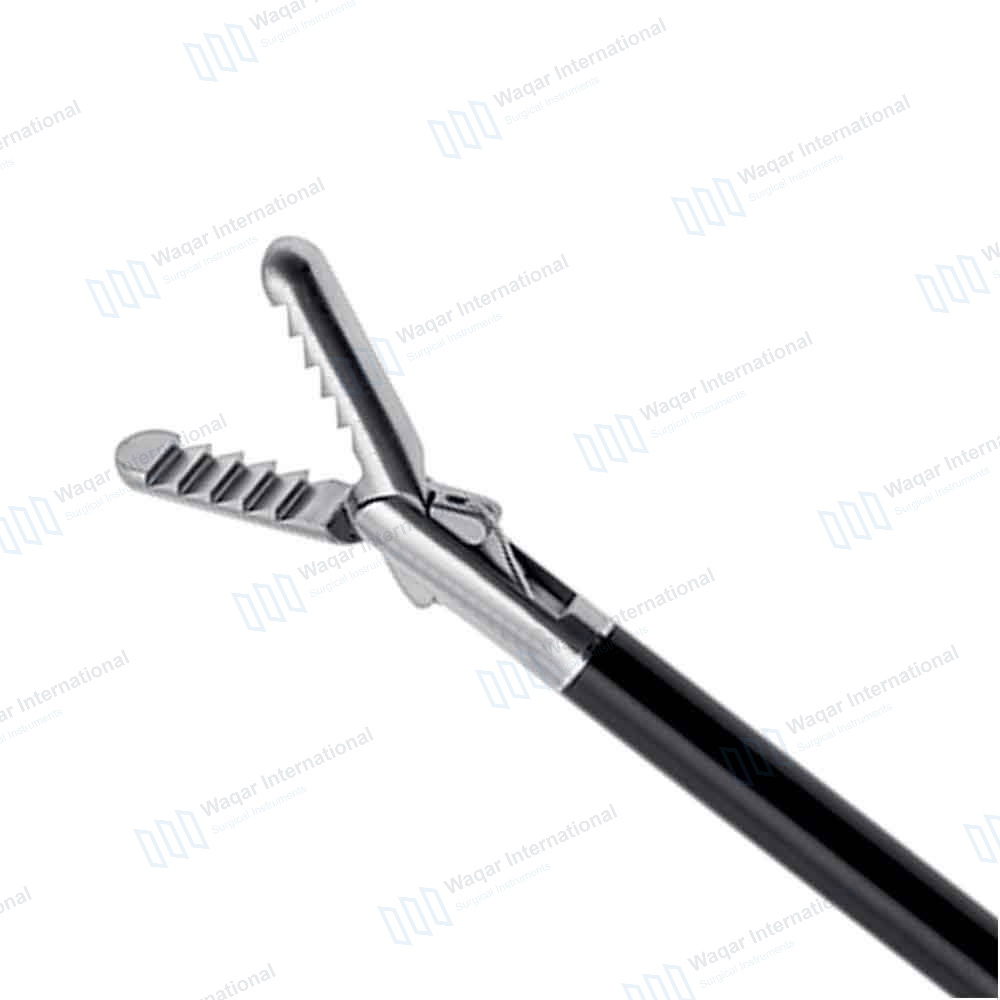 Alligator Grasper Forceps Double Action Jaws 5mm X 45cm — surgical instruments manufactured by Waqar International, Sialkot