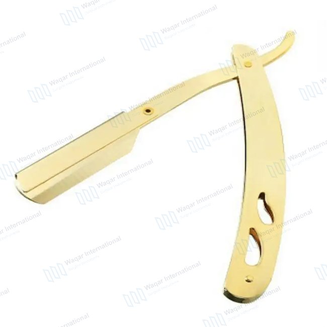 Barber Stainless Steel Single Edge Foldable Blades Holder Safety — surgical instruments manufactured by Waqar International, Sialkot